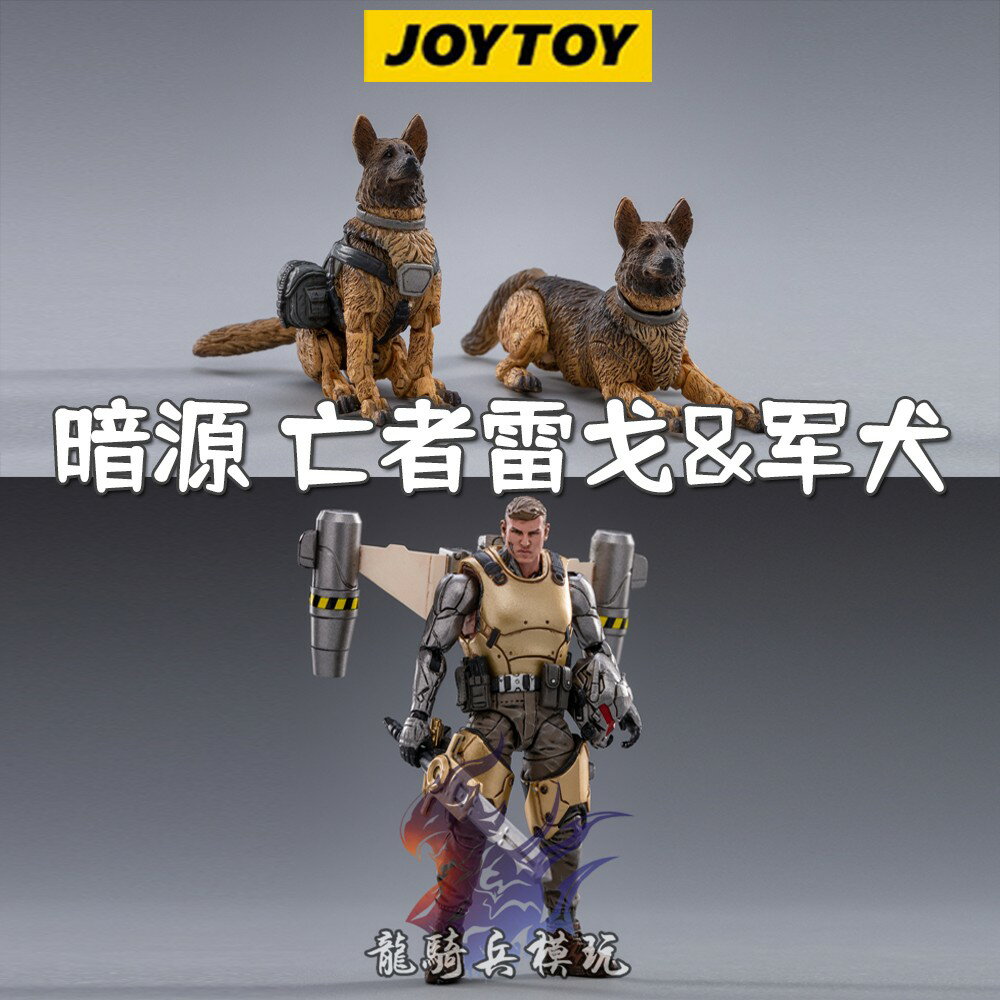 {保固一年 可打統編}JOYTOY暗源亡者雷戈&軍犬狼狗3.75寸戰星辰系列1/18可動兵人模型