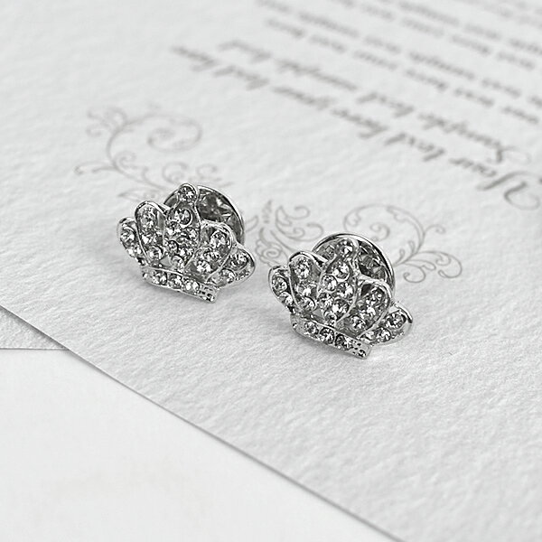 西裝別針 五圈皇冠胸針【NCD14】