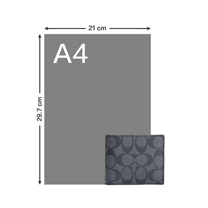 COACH男士C紋PVC短款對折錢包錢夾F74993  (預購)【 購物節優惠 ★ 菲尼斯 國際精品 3折起 】 9