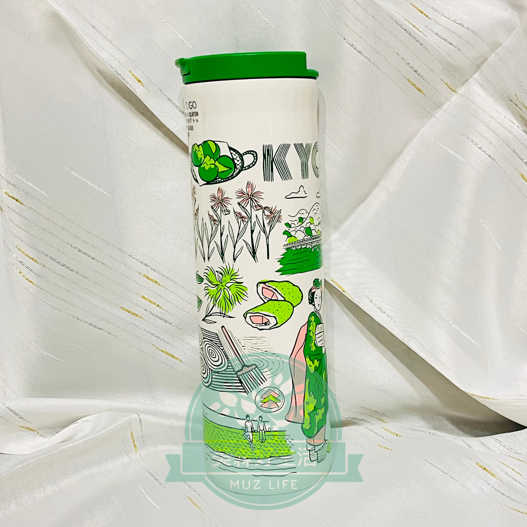 日本代購  Starbucks 星巴克Been There京都KYOTO城市不鏽鋼保溫瓶 4