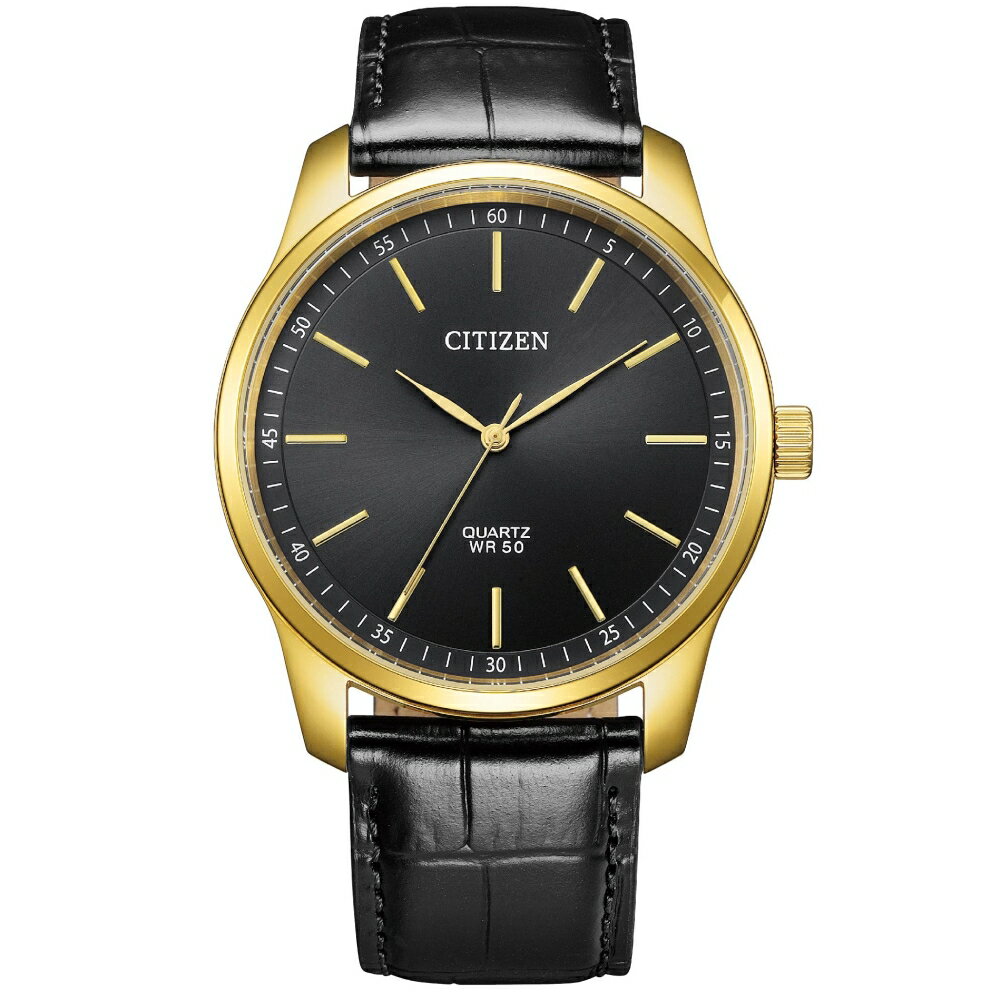 送禮首選★CITIZEN 簡約三針大鏡面石英腕錶 BH5002-02E 附提袋【全館滿額折價★APP下單點數4倍送】線上購買享 實體門市同步服務
