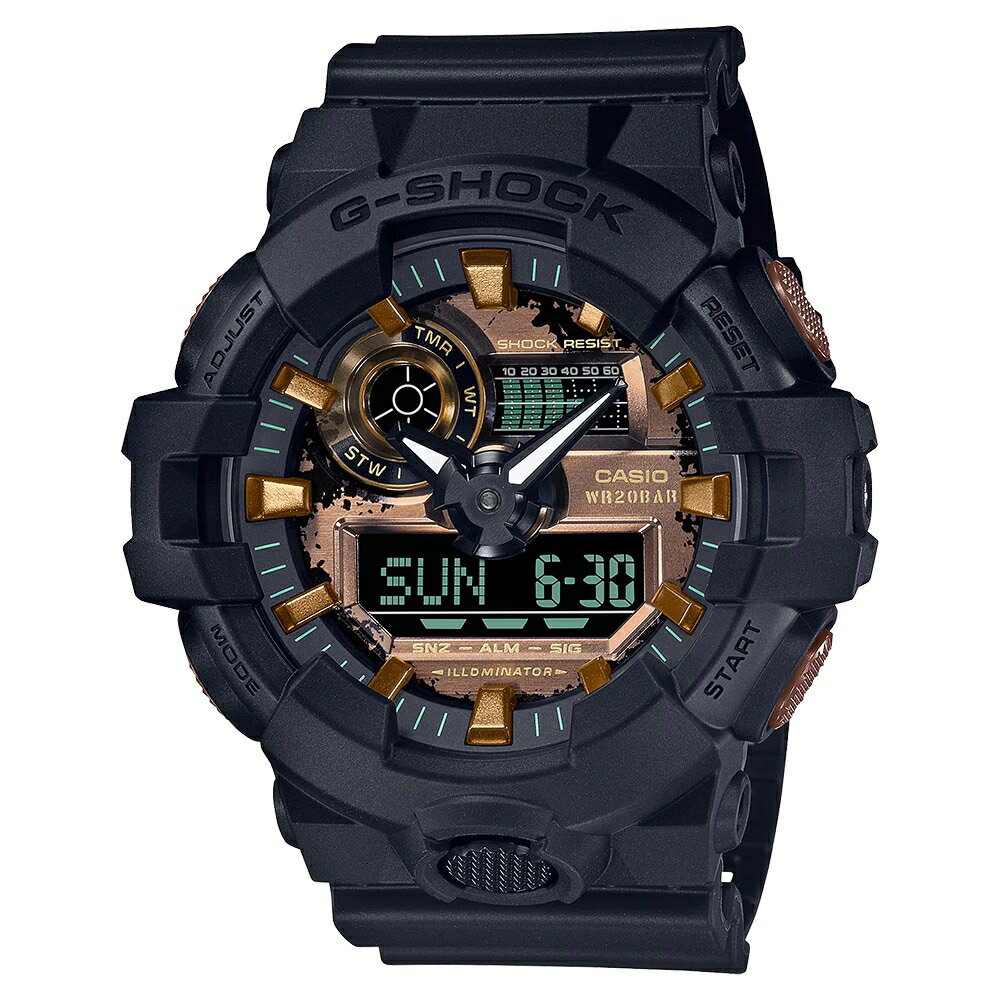 送禮首選★CASIO 卡西歐 G-SHOCK 鏽鐵意象手錶 GA-700RC-1A 附提袋【全館滿額折價★APP下單點數4倍送】線上購買享 實體門市同步服務