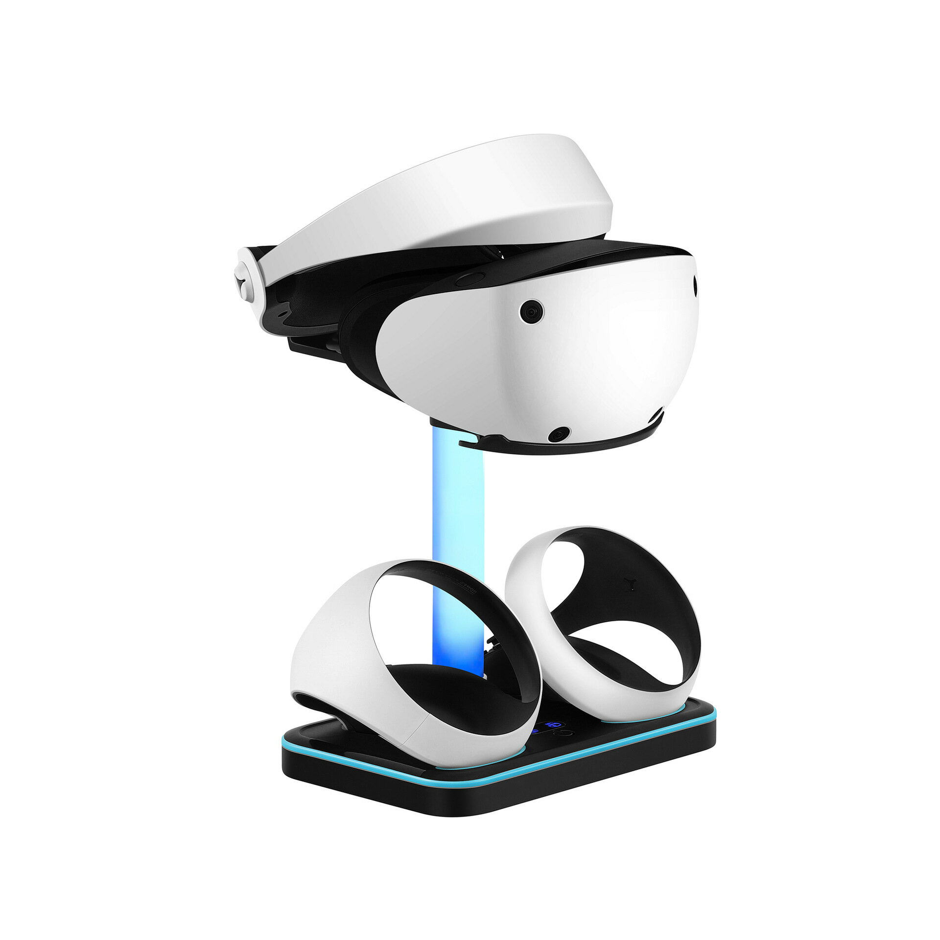 【喜挖】PS VR2磁吸手柄雙充PS VR2炫彩手柄充電底座配眼鏡耳機收納架可拆
