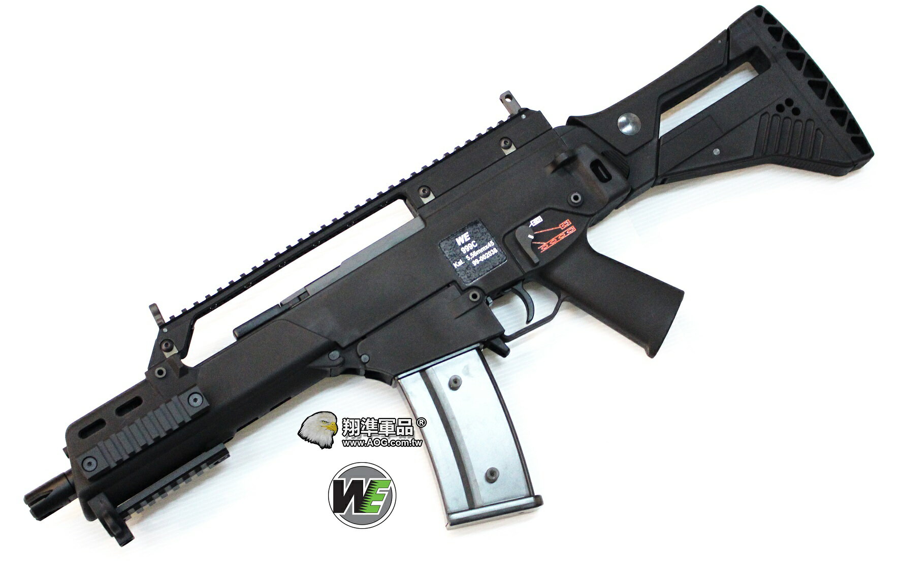 【翔準軍品AOG】WE IDZ G39C GBB 瓦斯槍 步槍 生存遊戲 伸縮折託 模擬後座力 無彈後定 D-06-3-04-1