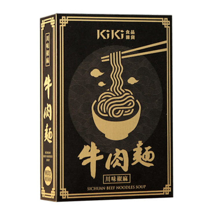 【KiKi食品雜貨】川味椒麻牛肉麵 (牛肉調理包450g+麵條80g)