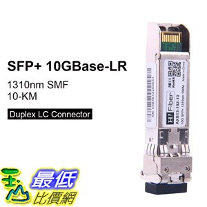 [8美國直購] 收發器模組 SFP+ LR 10G Transceiver Module Compatible for Cisco SFP-10G-LR SMF 1310nm, 10km