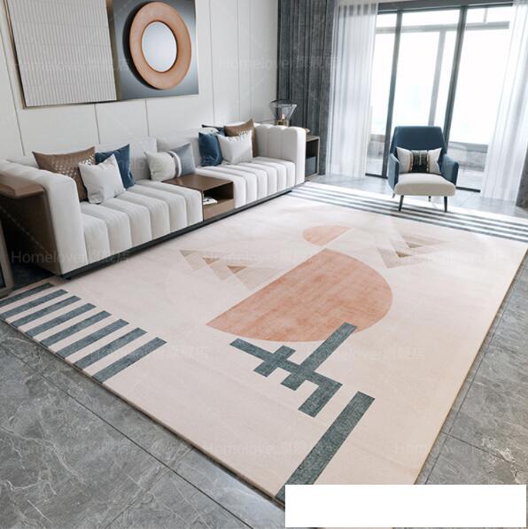 輕奢地毯客廳沙發茶幾墊北歐ins臥室地毯家用滿鋪地毯大面積免洗