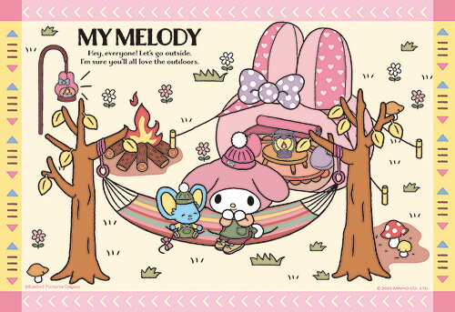 【拼圖貓】百耘圖 - My Melody 美樂蒂【露營系列】攀樹吊床拼圖300片 HP0300S-282