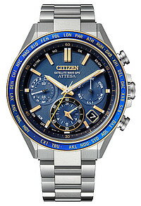 Citizen 星辰錶 ATTESA 海王星限量鈦金屬光動能GPS衛星對時男錶 CC4054-68L 錶徑44.6MM 全球限量