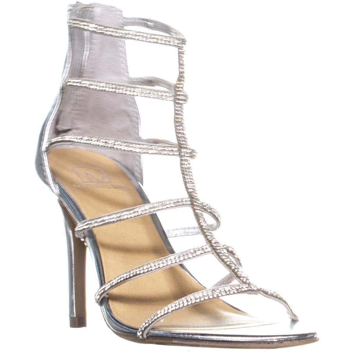 PairMySole: Material Girl Womens Raissa Leather Open Toe Formal Strappy ...