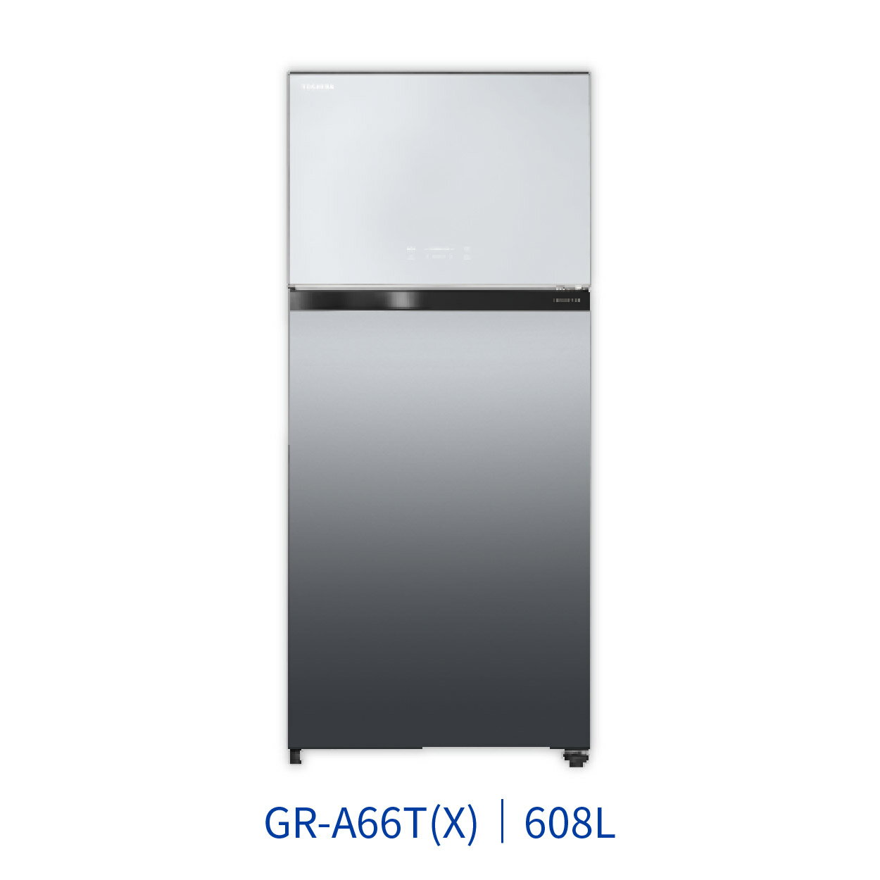 【點數10%回饋】TOSHIBA東芝 GR-AG66T-X 608L 雙門電冰箱 鏡面