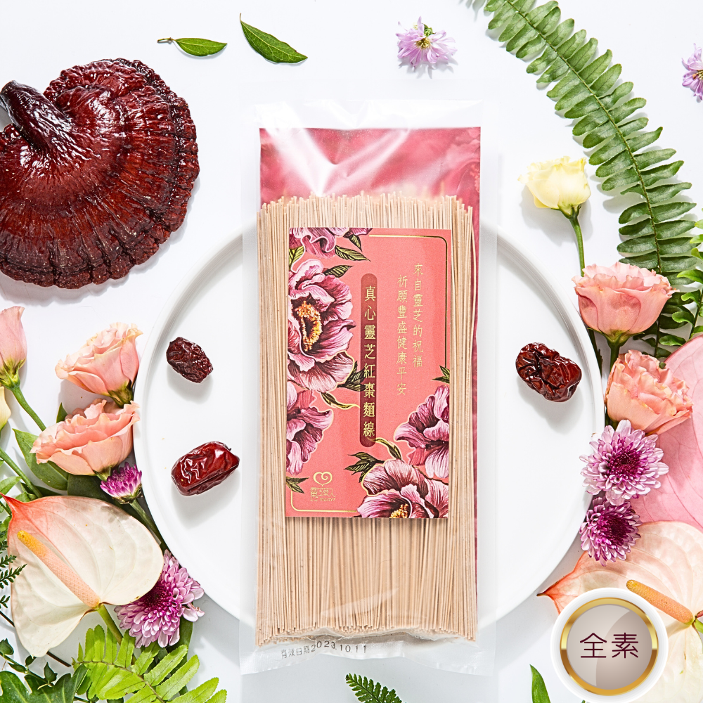真心靈芝紅棗麵線 300g 家庭號