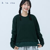 a la sha 拼接尼龍長袖上衣 a la sha 拼接尼龍長袖上衣