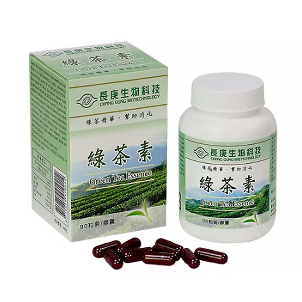 【原廠正貨】 長庚生技 綠茶素 90粒 (單盒)