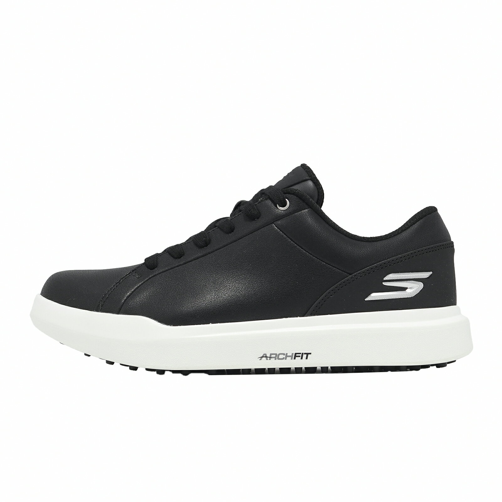 Skechers 高爾夫球鞋 Go Golf Drive 6 女鞋 黑 白 防水 皮革 抓地 123128BLK