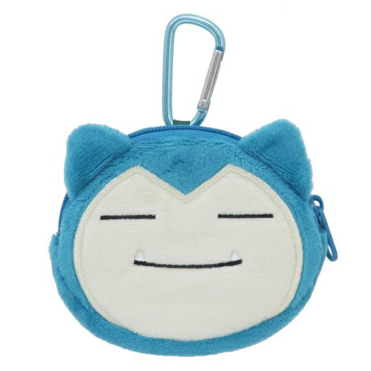 【震撼精品百貨】神奇寶貝 Pokemon~ 寶可夢 大臉款扣環絨毛零錢包-卡比獸*17280