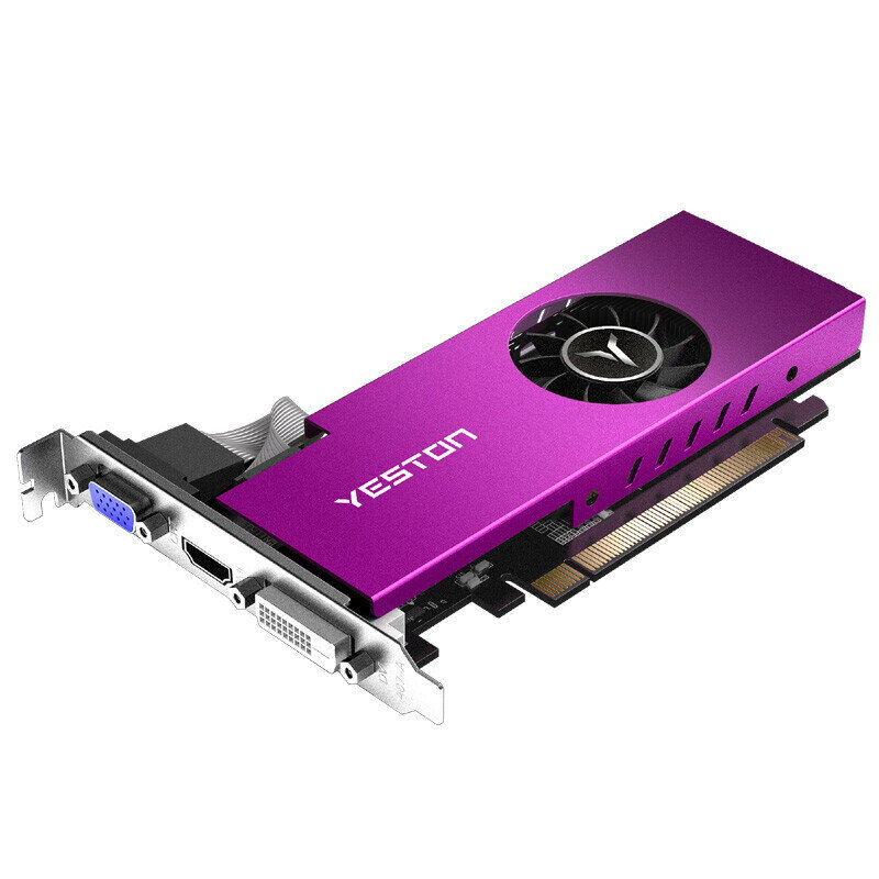 盈通（yeston）臺式機電腦主機遊戲獨立顯示卡 RX550-4G D5 LP XL5【宜家良品百貨】
