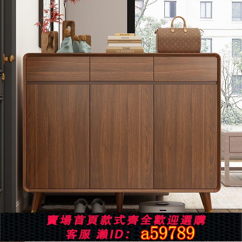 【臺灣公司 可打統編】雙面中古鞋櫃家用門口大容量玄關櫃一體隔斷櫃入戶室內收納儲物櫃
