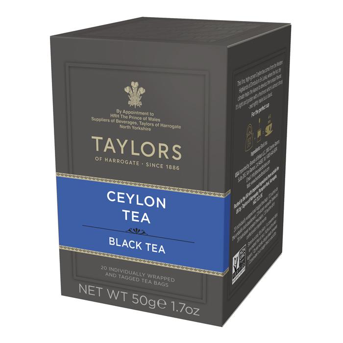 【72折優惠】【英國皇家泰勒茶】特選錫蘭茶 20包/盒 (效期:2024/09）