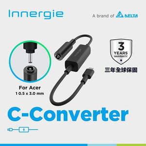 【最高22%回饋 5000點】台達Innergie C-Converter【Acer】Tip對USB-C 充電連接器/轉換器