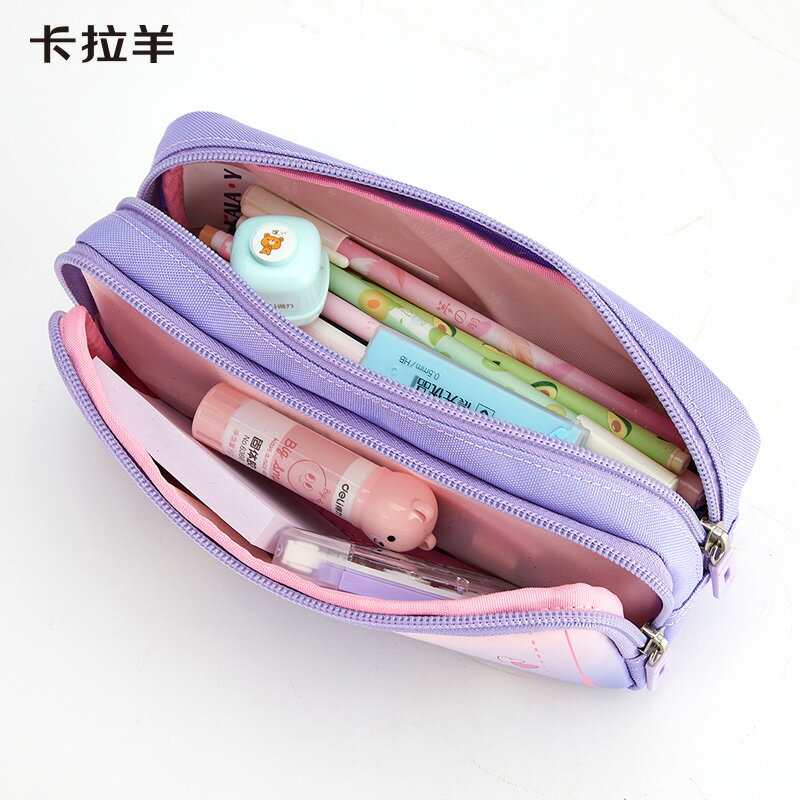 文具盒 筆袋 筆盒 宇航計劃系列筆袋小學生卡通防水PU大容量多隔層抑菌鉛筆盒【MJ24313】