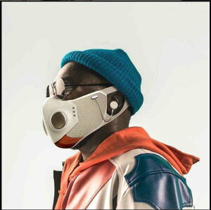 發光藍牙面具高科技面罩 防護面罩面具 防塵面罩 PM2.5