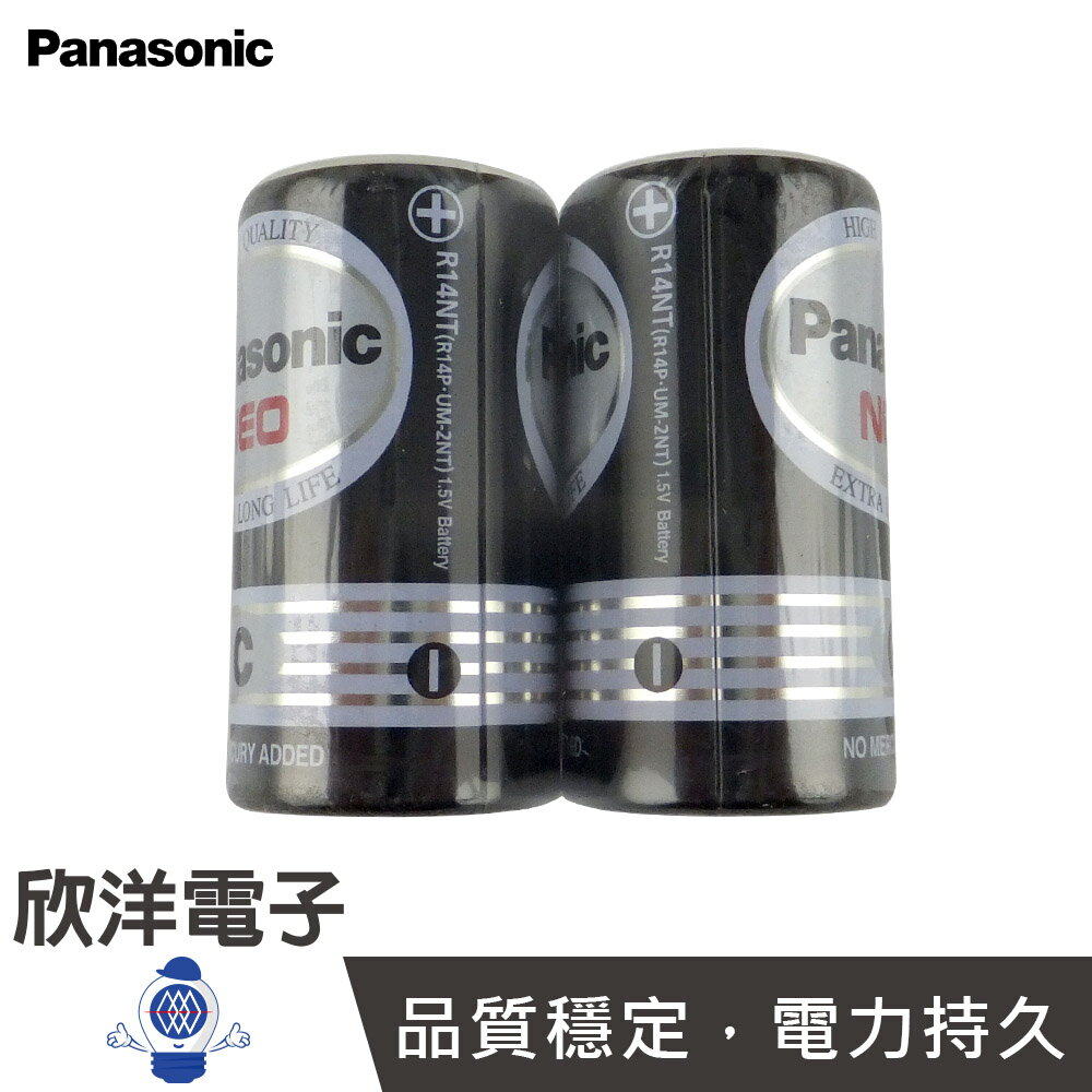 ※ 欣洋電子 ※ Panasonic 國際牌 環保碳鋅2號電池 1.5V (2入) C