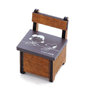 【震撼精品百貨】史奴比Peanuts Snoopy SNOOPY木製長椅造型迷你置物盒S(露西) 震撼日式精品百貨