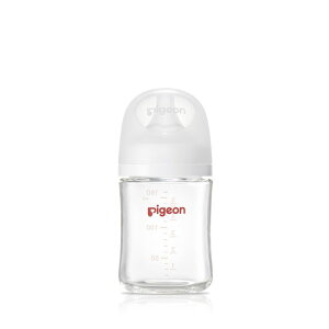 日本 Pigeon貝親 第三代母乳實感玻璃奶瓶160ml(純淨白)★衛立兒生活館★