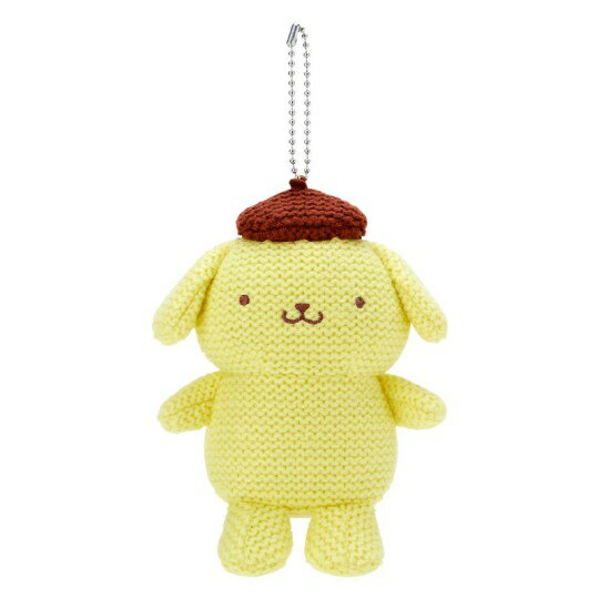 【震撼精品百貨】布丁狗 Pom Pom Purin ~日本SANRIO三麗鷗 布丁狗針織玩偶吊飾-經典款*50006