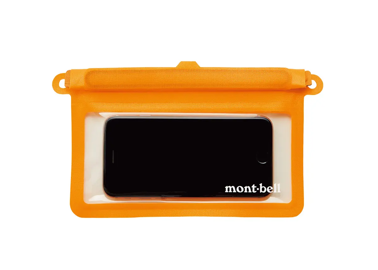【【蘋果戶外】】mont-bell 1133279 GDOG 桔【手機防水袋】12 x 19 cm 防水錢包 防水收納袋
