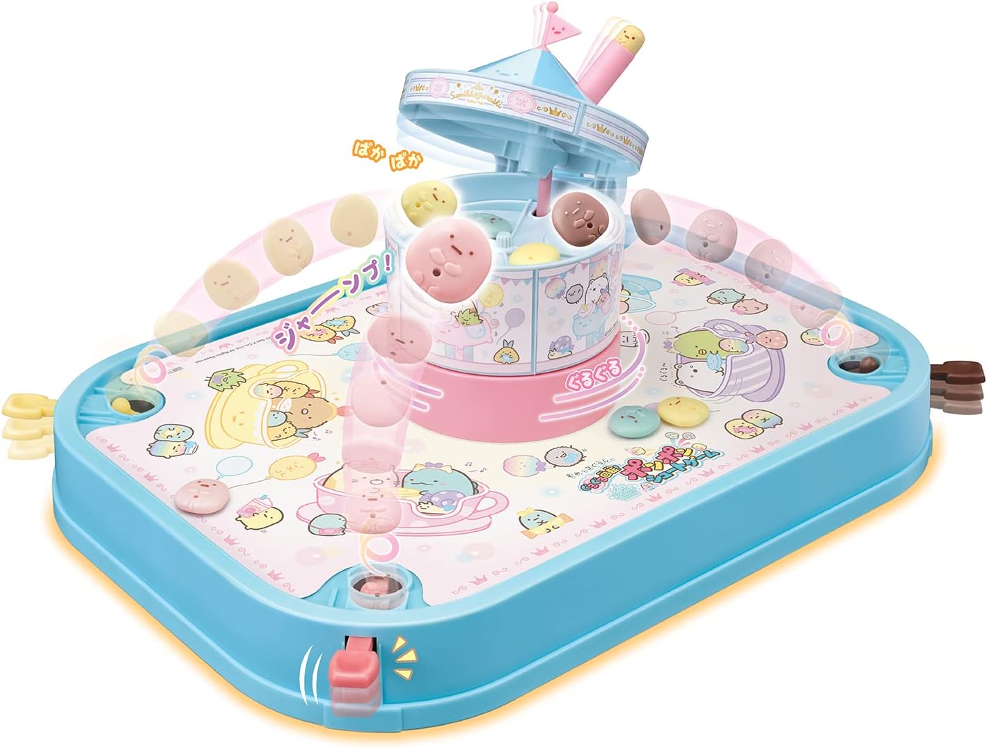 日本 EPOCH 角落生物旋轉投擲比賽機 日本大賞 桌遊 遊戲 兒童 小孩 趣味 刺激 可愛造型 休閒【小福部屋】 2