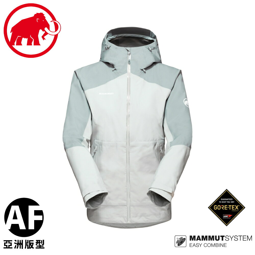 【MAMMUT 瑞士 女 Convey Tour Jacket GTX AF 防水連帽外套《公路灰》】1010-28800