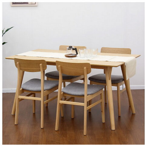 ◆木質餐椅 FILLN3 LBR/GY 45 NITORI宜得利家居 4