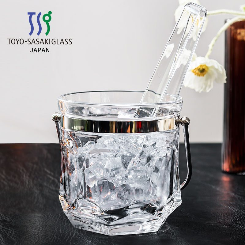 冰桶 日本進口東洋佐佐木玻璃酒具套件香檳桶加厚耐冷保溫日式家用冰桶