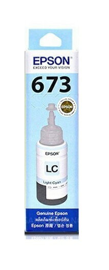 EPSON T673/T6735/T673500原廠淡藍色墨水 適用:L800/L805/L1800