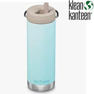 Klean Kanteen TKWide 寬口不鏽鋼保冰瓶 16oz/473ml (旋轉吸管蓋) K16TKWPT BT 粉藍