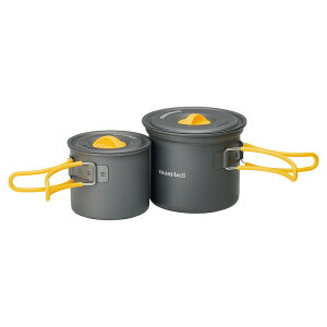 ├登山樂┤日本 mont-bell ALPINE COOKER SOLO SET鋁合金鍋具組【0.4L+0.75L套鍋】 # 1124814