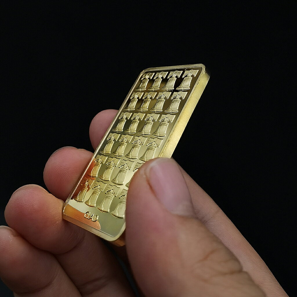 美國鐘鍍金塊金條紀念章1金衡盎司Troy Ounce富貴擺件玩具把玩| 協貿國際日用品生活3館| 樂天市場Rakuten