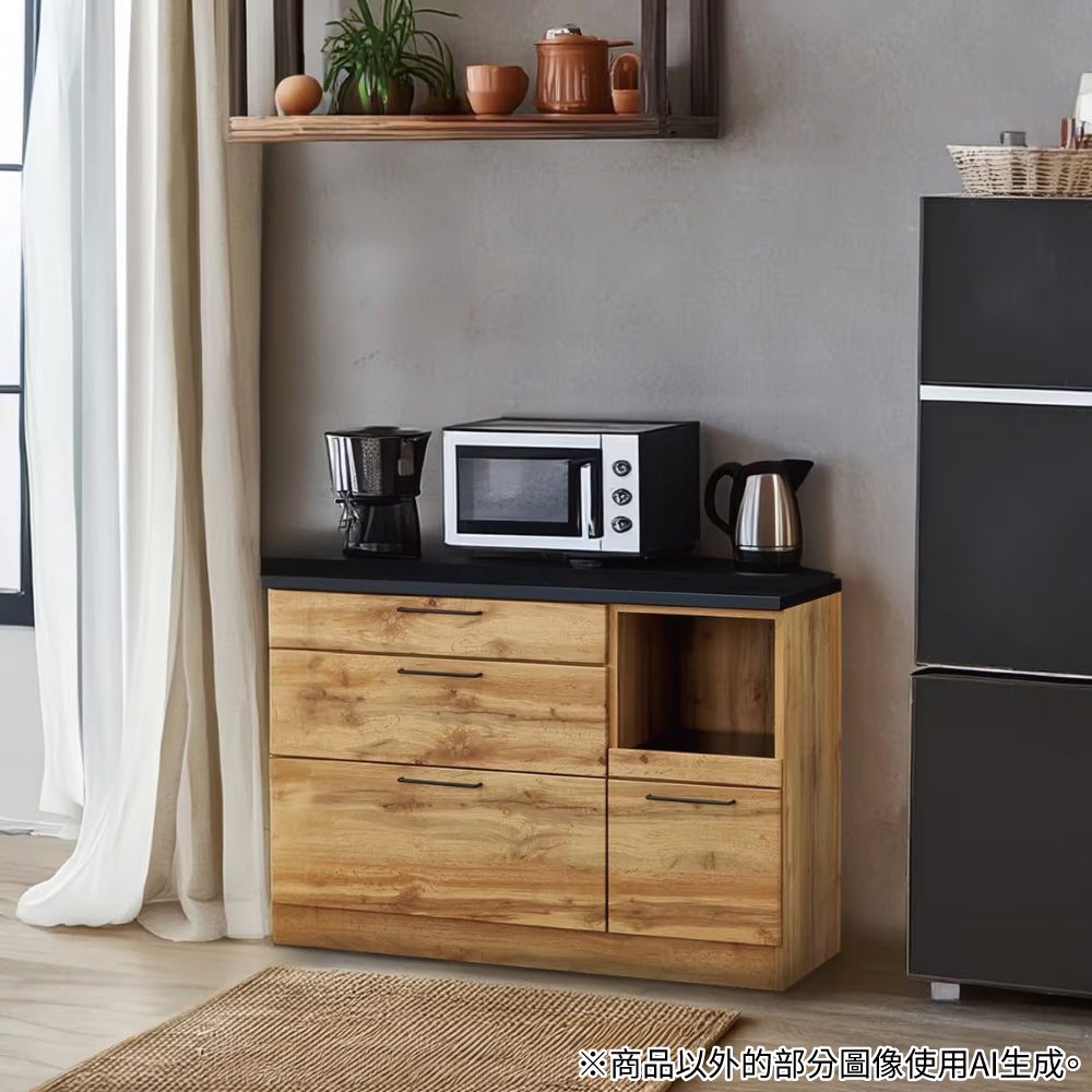 ◎廚房櫃台 餐邊櫃 IM301 HQ 120 LBR TW NITORI宜得利家居