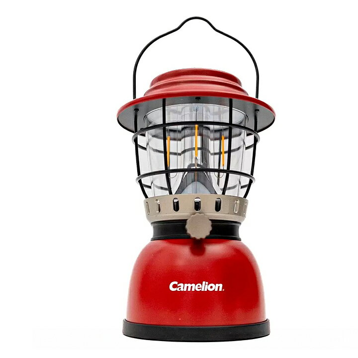 [COSCO代購5] D137527 Camelion 復古充電式800流明LED露營燈 紅