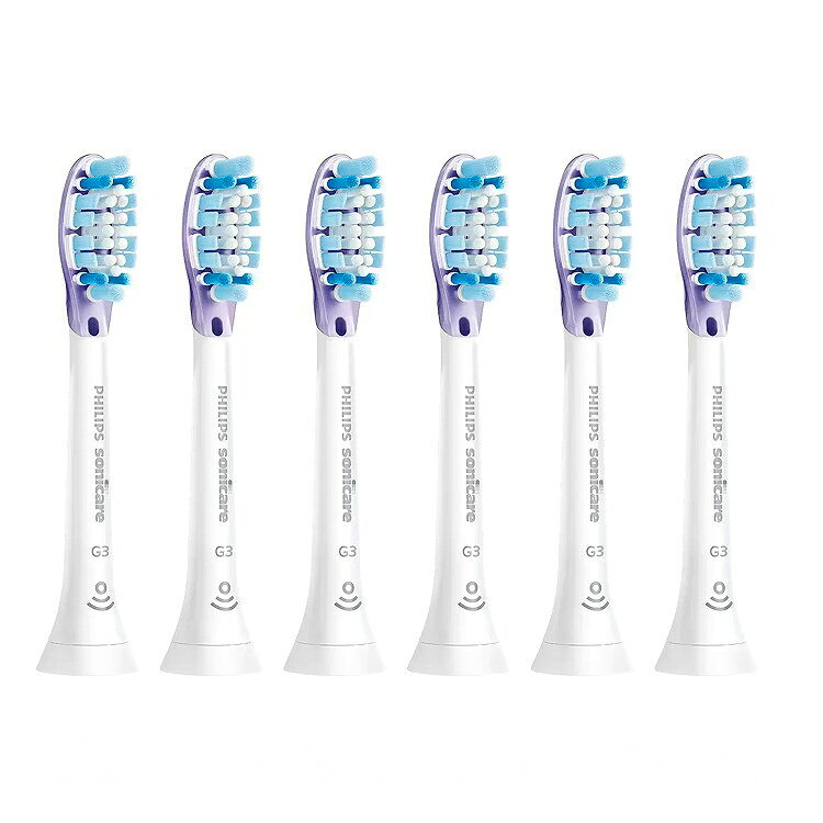 [COSCO代購6] C151105 飛利浦 Sonicare G3 智能護齦刷頭 6入 HX9053 白