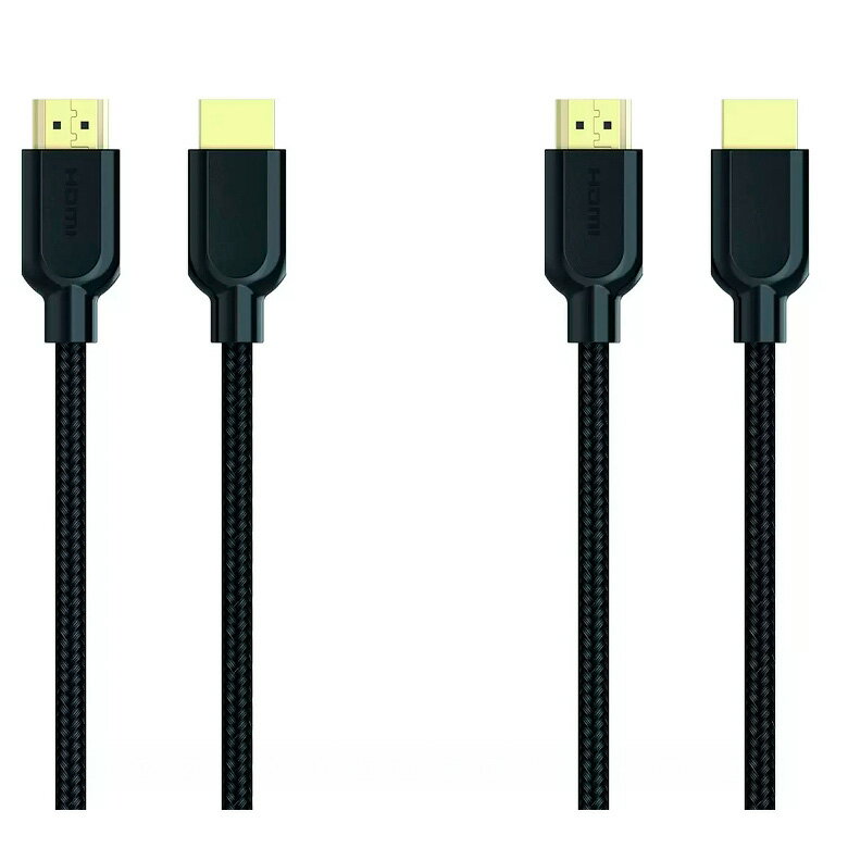 點數11%｜[COSCO代購5] 促銷到12月30號 D153856 Soodatek 4K 高畫質 HDMI影音訊號 公對公 傳輸線 3公尺 X 2入