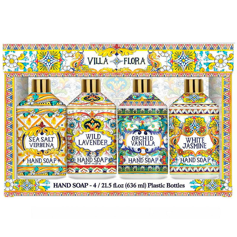 [COSCO代購5] C150904 Villa Flora 洗手液 636毫升 X 4入