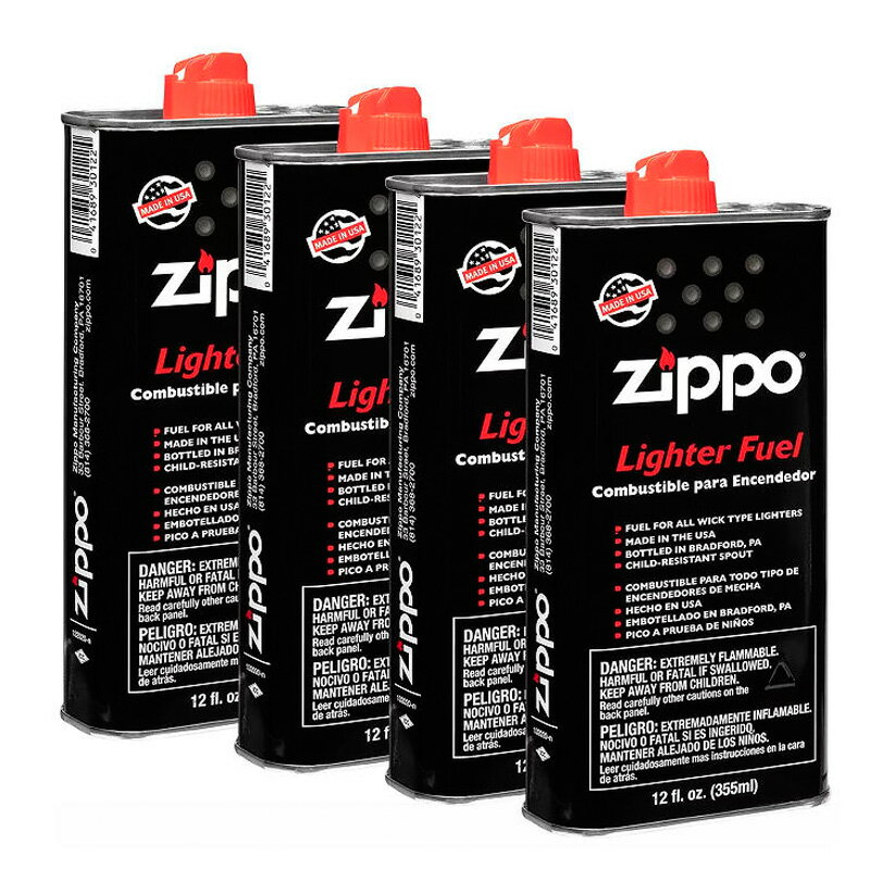 [COSCO代購5] D150428 Zippo 打火機油 355毫升 X 4入