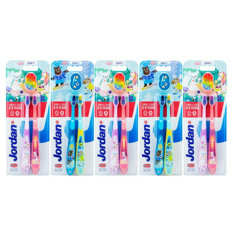 點數11%｜[COSCO代購5] D156501 Jordan 6-9歲兒童牙刷 10入 乳牙換牙期兒童專用