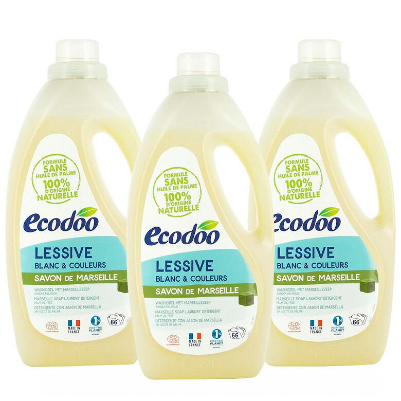 [COSCO代購5] D2137341 易可多 低泡沫馬賽皂環保洗衣精 2公升 X 3入