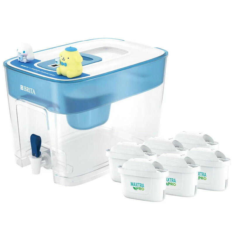 [COSCO代購6] C158745 Brita X 三麗鷗 Flow 桌上型濾水箱 8.2公升 附6入 Maxtra Pro 濾芯