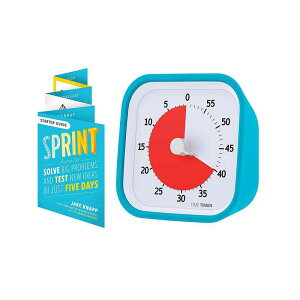 Time Timer MOD 計時器 Sprint Edition (衝刺版) 60分鐘 天藍色 [2美國直購]