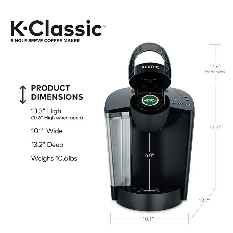 [2美國直購] Keurig K-Classic 咖啡機 K-50 6~10 盎司 Single Serve K-Cup Pod Coffee Brewer 2